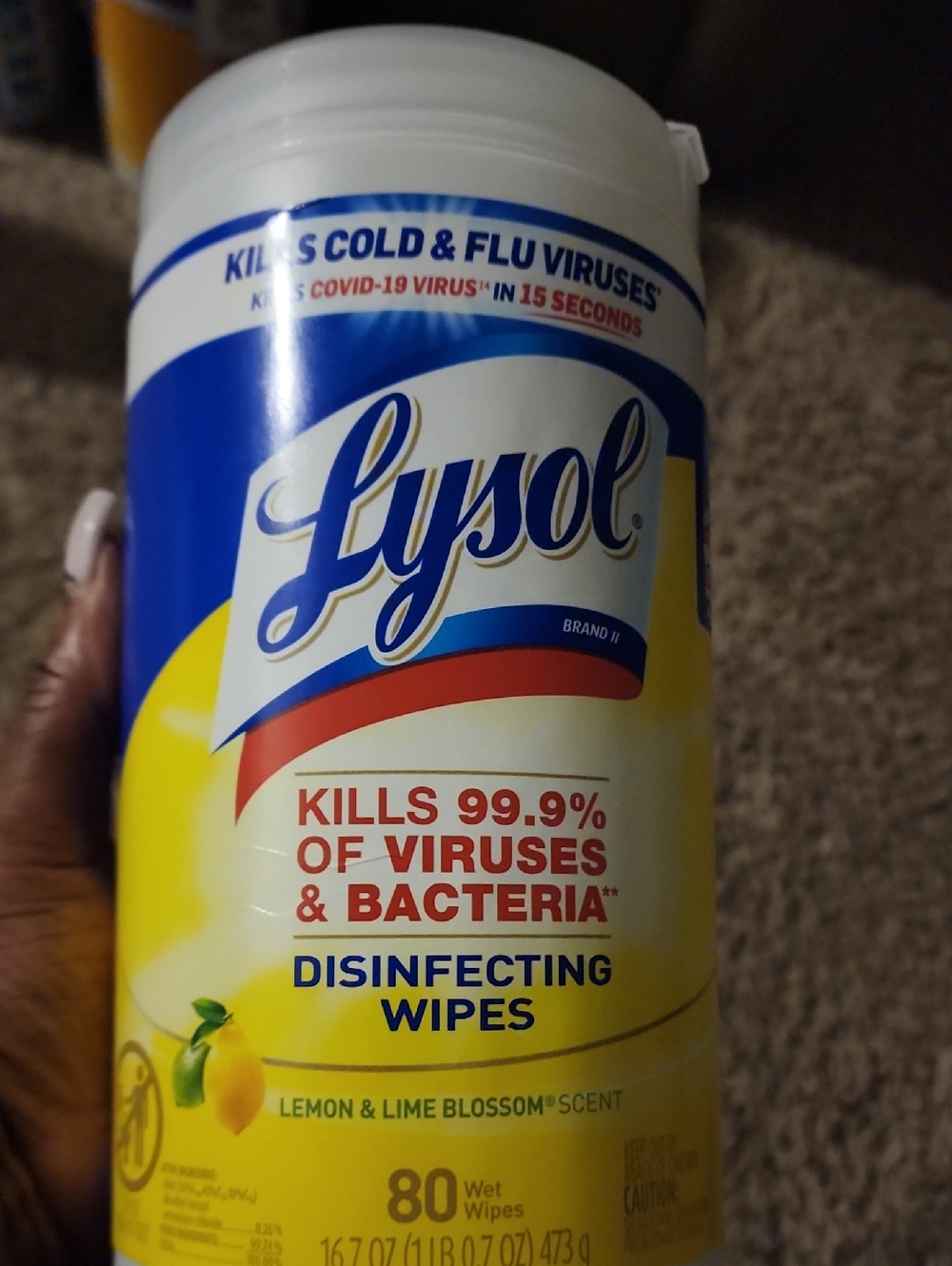 Lysol Wipes( 80)